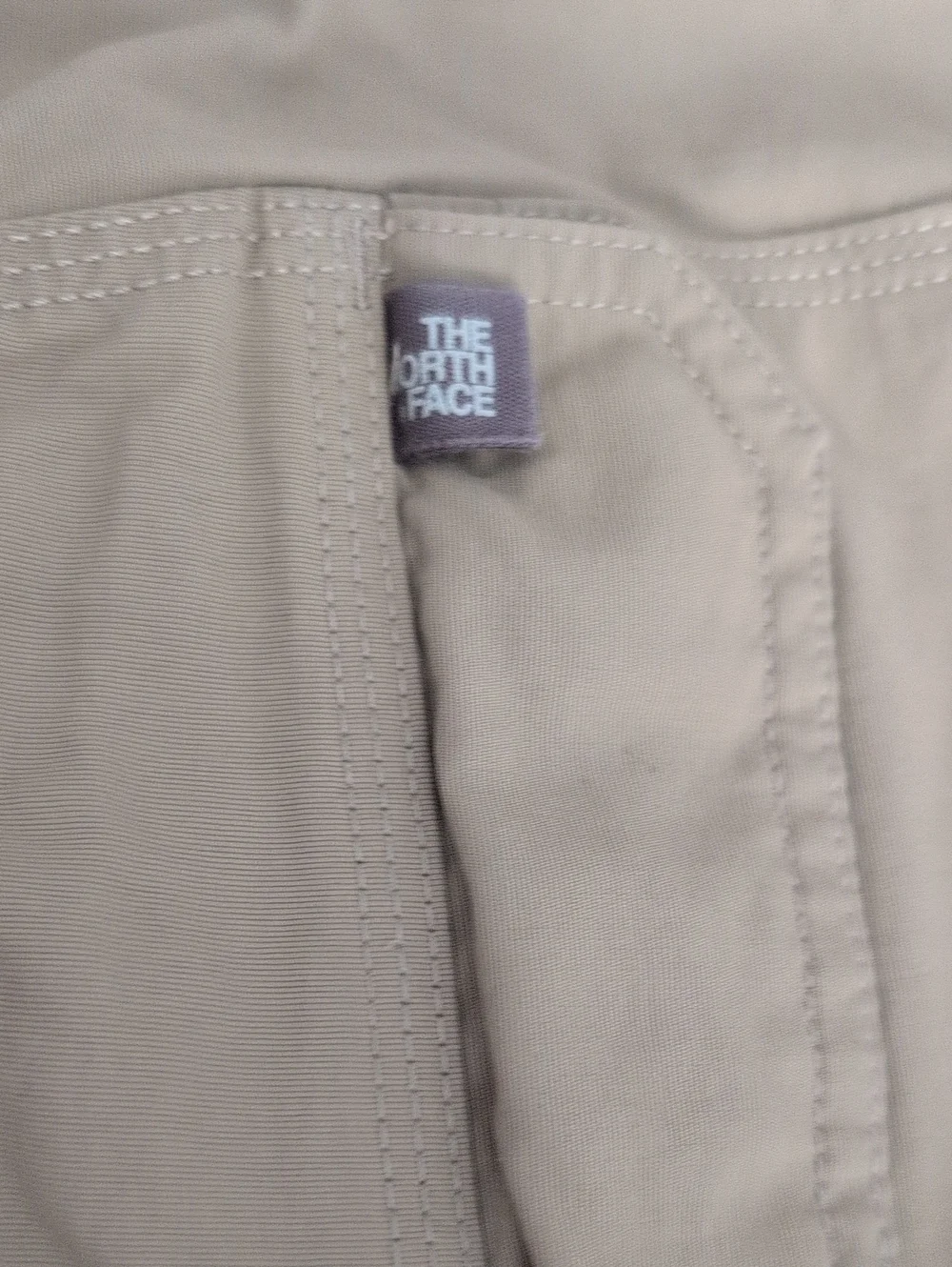 The North Face Beige Outdoor Cargo Shorts With Adjustable Belt
